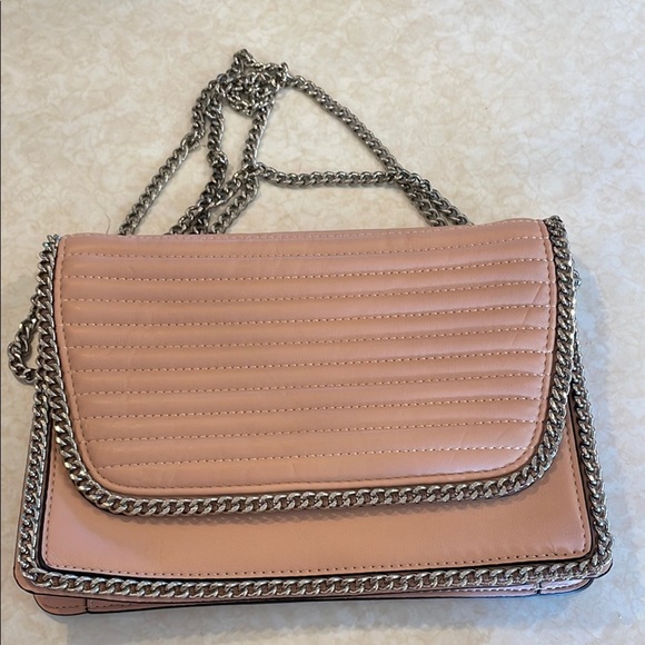 Express Handbags - Express, Elegant Pink Chain Shoulder Bag